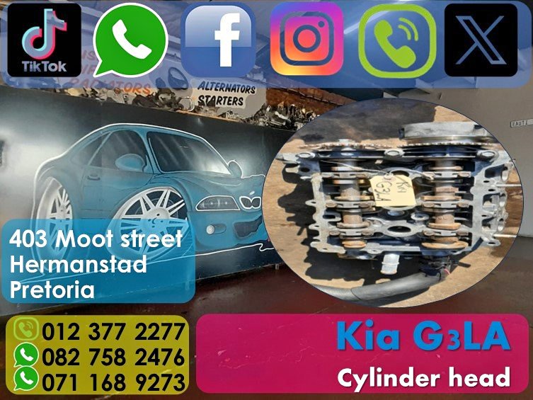 Kia G3LA Cylinder head for sale. - Private Seller Kia G3LA Cylinder head for sale. - Private Seller