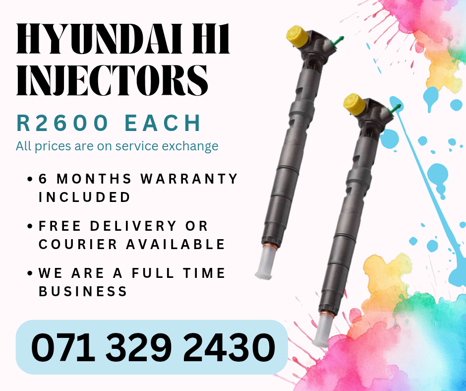 HYUNDAI H1 INJECTORS FOR SALE WITH WARRANTY - Private Seller HYUNDAI H1 INJECTORS FOR SALE WITH WARRANTY - Private Seller
