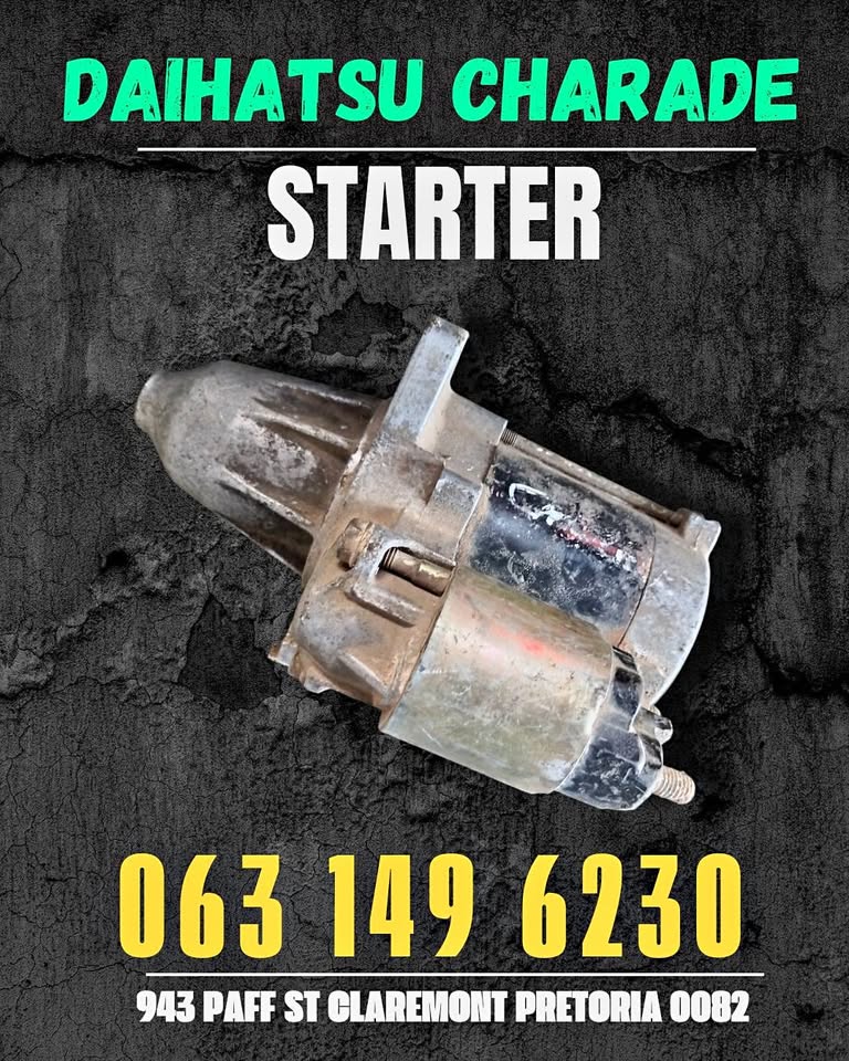 Daihatsu charade starter Call or WhatsApp me - Private Seller