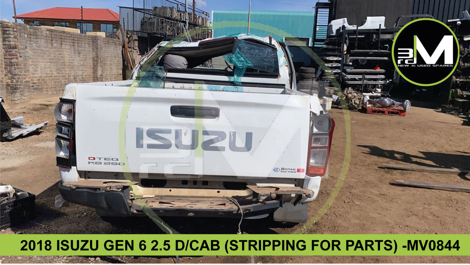 2018 ISUZU GEN 6 D/CAB 2.5 (STRIPPING FOR PARTS) - Private Seller 2018 ISUZU GEN 6 D/CAB 2.5 (STRIPPING FOR PARTS) - Private Seller