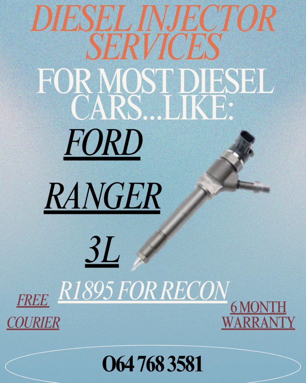 Diesel injector services