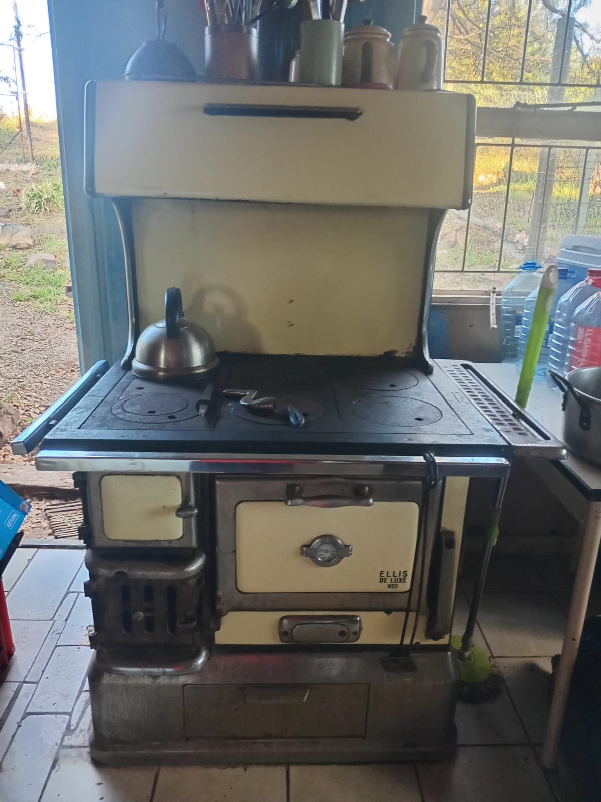 Antique coal stove