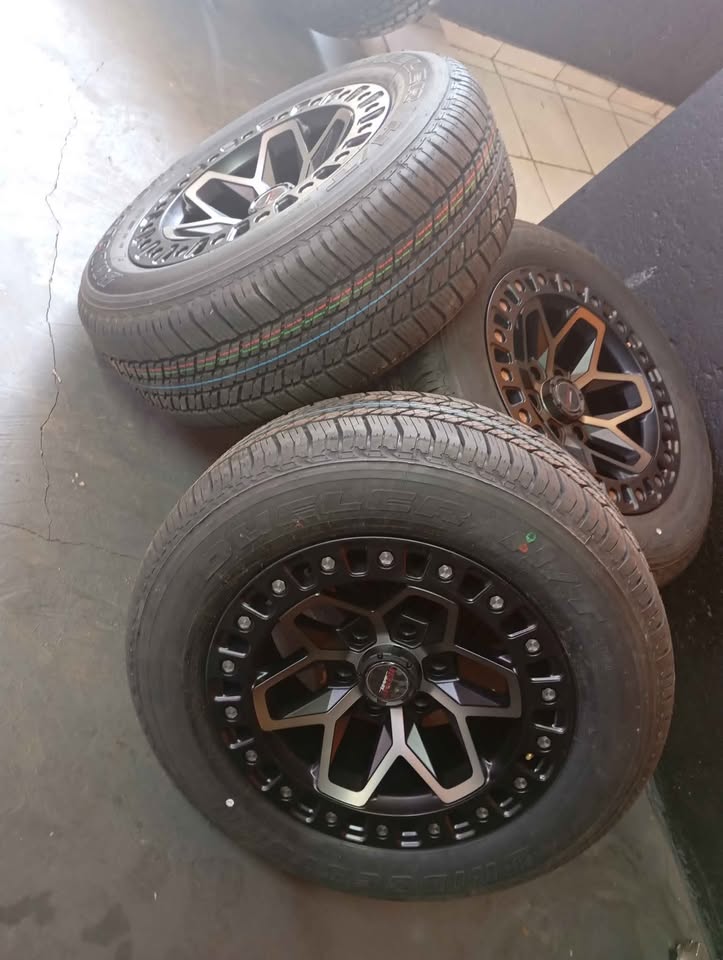 18" 6 holes new set of bakkie rims and tyres available immediately. - Private Seller