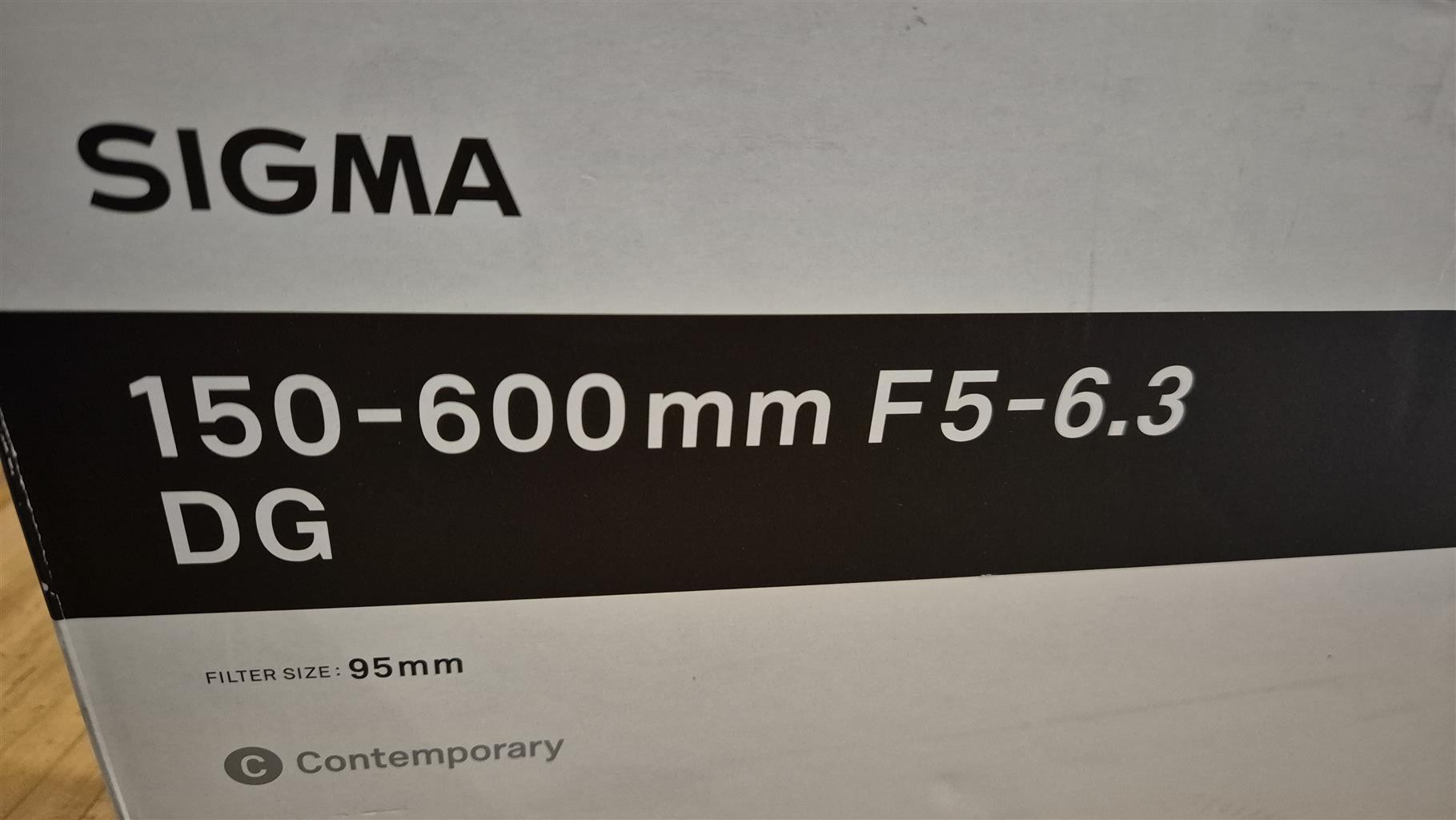 Sigma 150-600mm F5-6.3 contemporary lens for Nikon