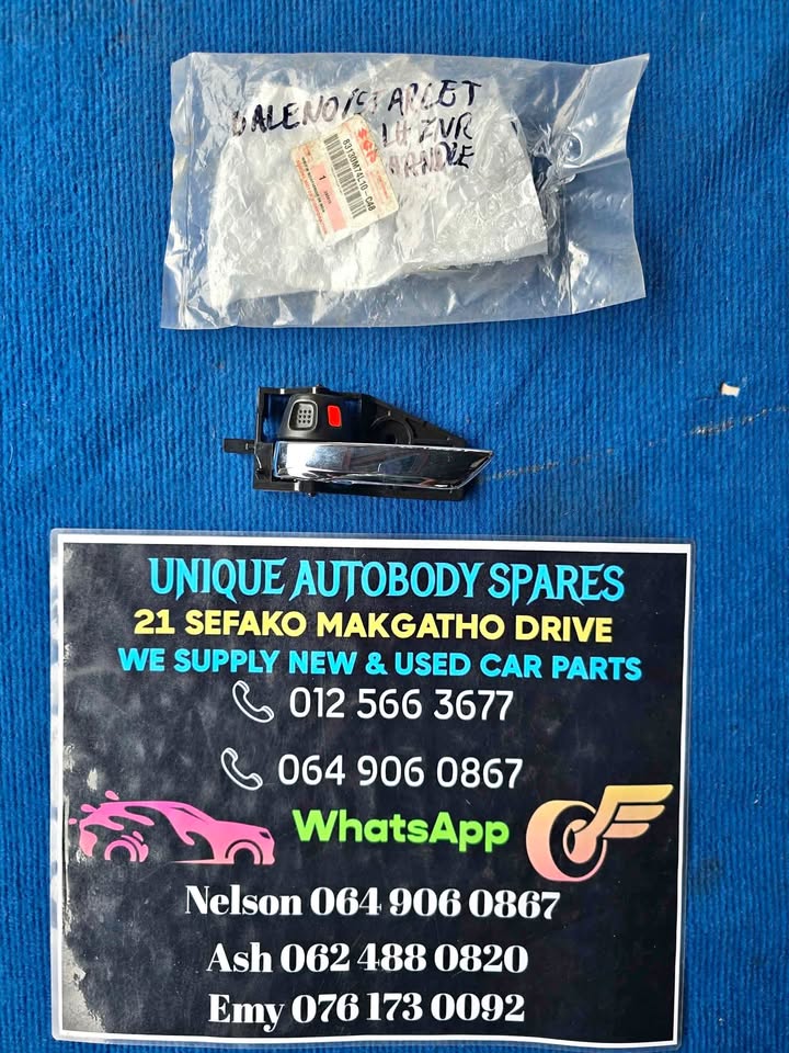 Toyota Starlet / Suzuki Baleno Left Inner Door Handle Toyota Starlet / Suzuki Baleno Left Inner Door Handle