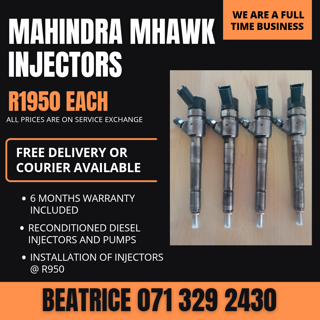 MAHINDRA MHAWK 2.2 INJECTORS FOR SALE WITH WARRANTY - Private Seller