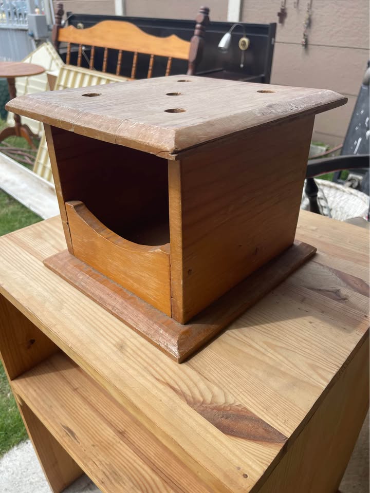Antique Wooden Feet Warmer Antique Wooden Feet Warmer