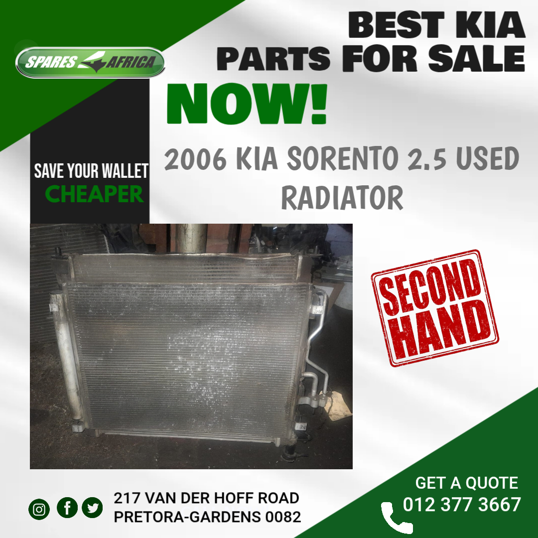 USED RADIATOR 2006 KIA SORENTO 2.5 - Private Seller USED RADIATOR 2006 KIA SORENTO 2.5 - Private Seller