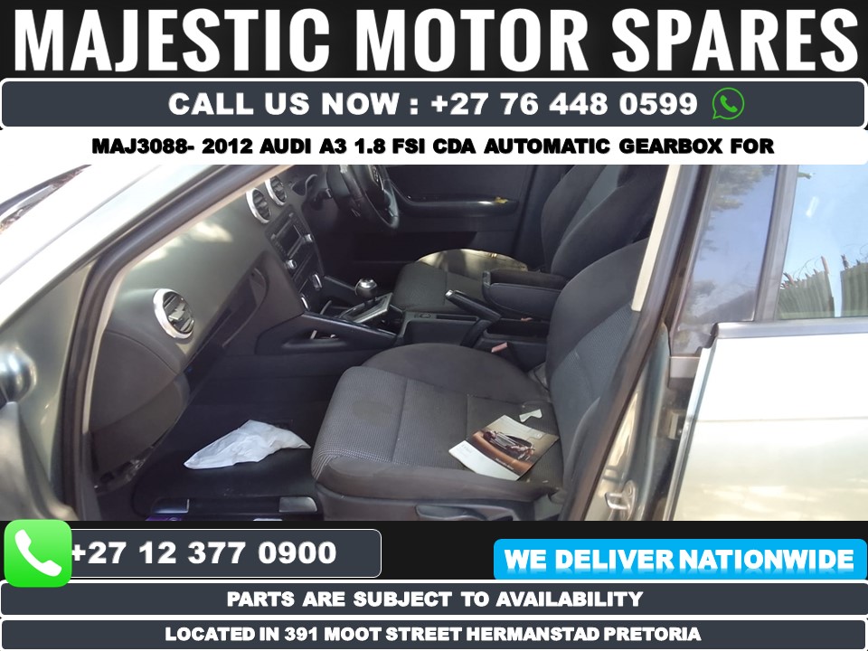 2012 Audi A3 1.8 FSI CDA automatic gearbox for sale 2012 Audi A3 1.8 FSI CDA automatic gearbox for sale