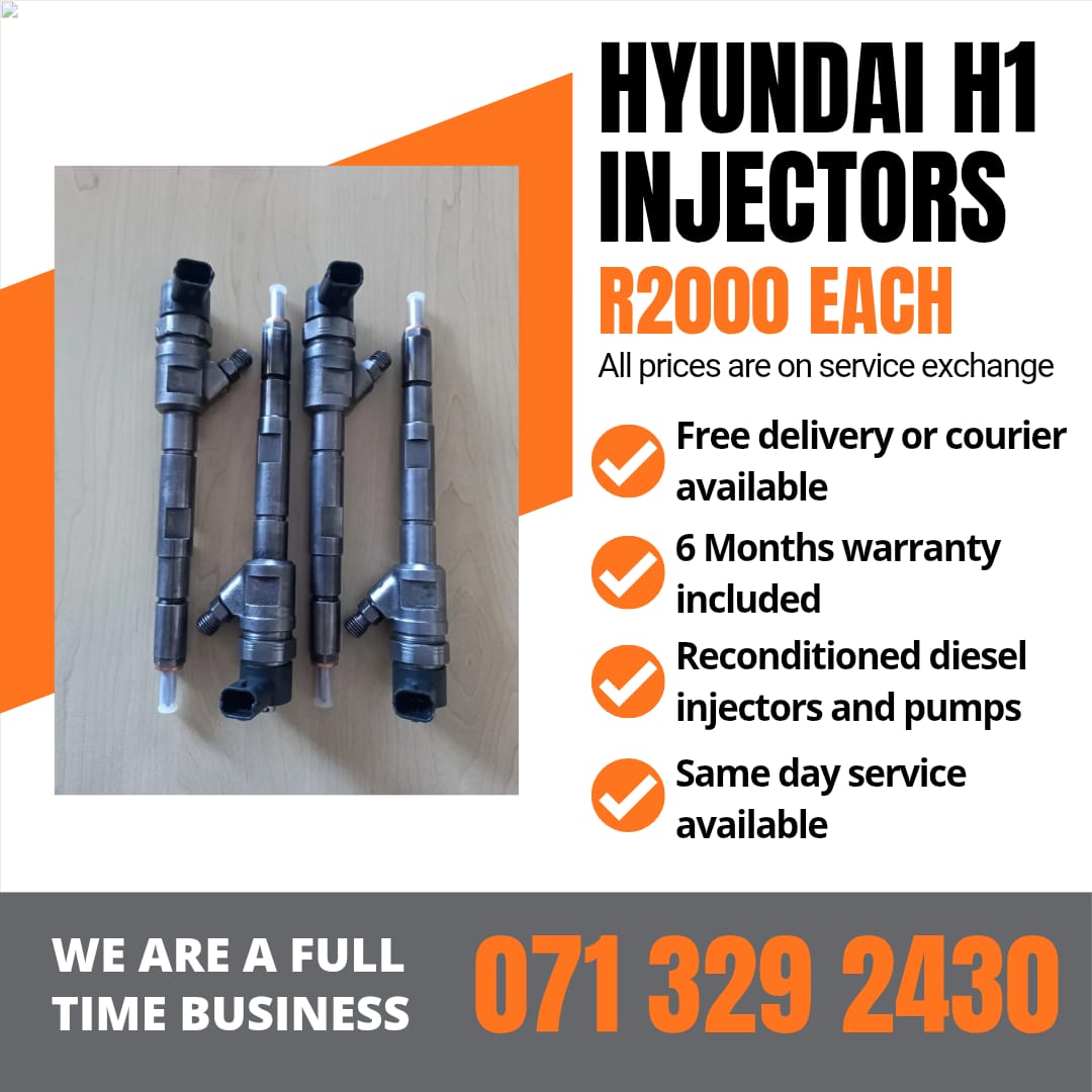 HYUNDAI H1 INJECTORS FOR SALE WITH WARRANTY - Private Seller HYUNDAI H1 INJECTORS FOR SALE WITH WARRANTY - Private Seller