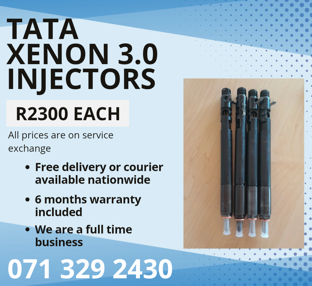 TATA XENON 3.0 INJECTORS FOR SALE WITH WARRANTY INCLUDED - Private Seller TATA XENON 3.0 INJECTORS FOR SALE WITH WARRANTY INCLUDED - Private Seller