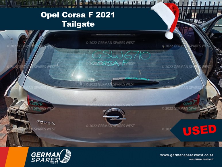 Opel Corsa F 2021 used tailgate for sale - Private Seller Opel Corsa F 2021 used tailgate for sale - Private Seller