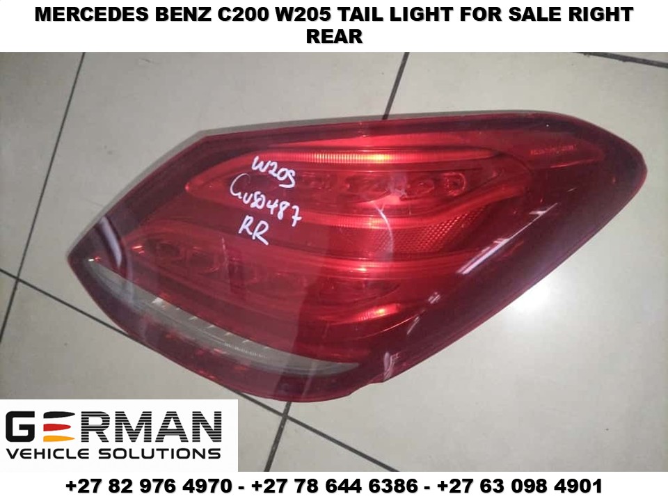 Mercedes Benz c180 c200 tail light for sale (right rear – w205 variant) - Private Seller Mercedes Benz c180 c200 tail light for sale (right rear – w205 variant) - Private Seller