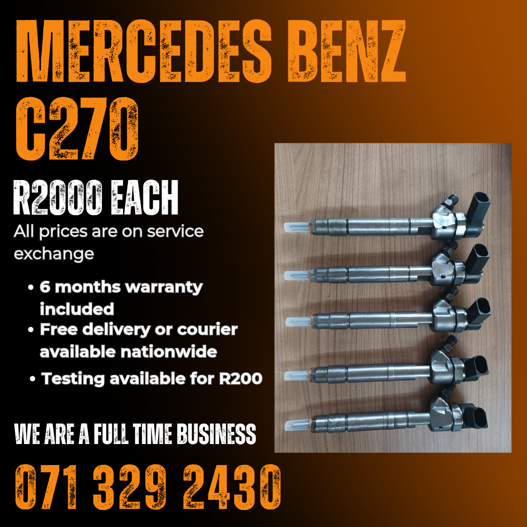 MERCEDES BENZ C270 INJECTORS FOR SALE WITH WARRANTY - Private Seller MERCEDES BENZ C270 INJECTORS FOR SALE WITH WARRANTY - Private Seller