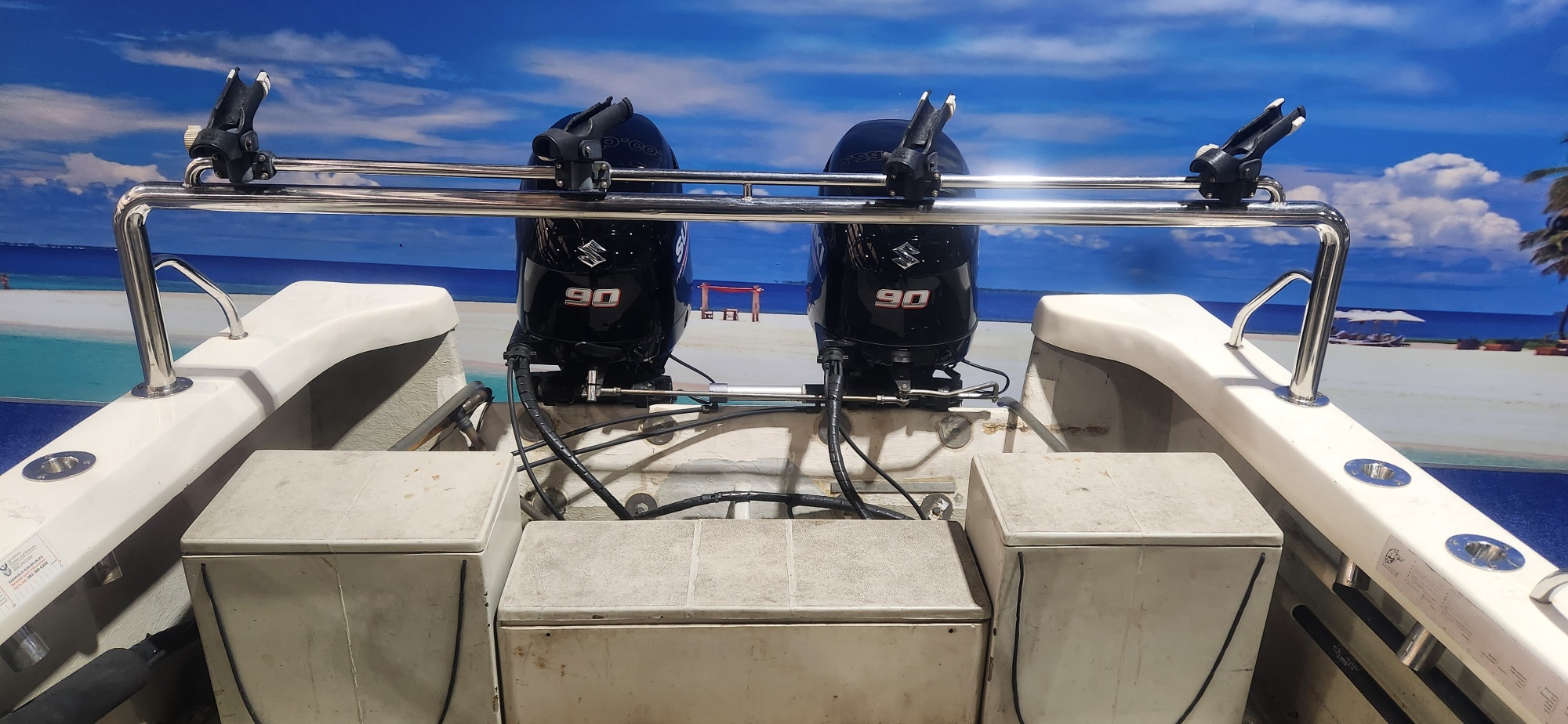 KANYA CRAFT 22 FT CC ON TRAILER 2 X 90 SUZUKI 4 STROKES
