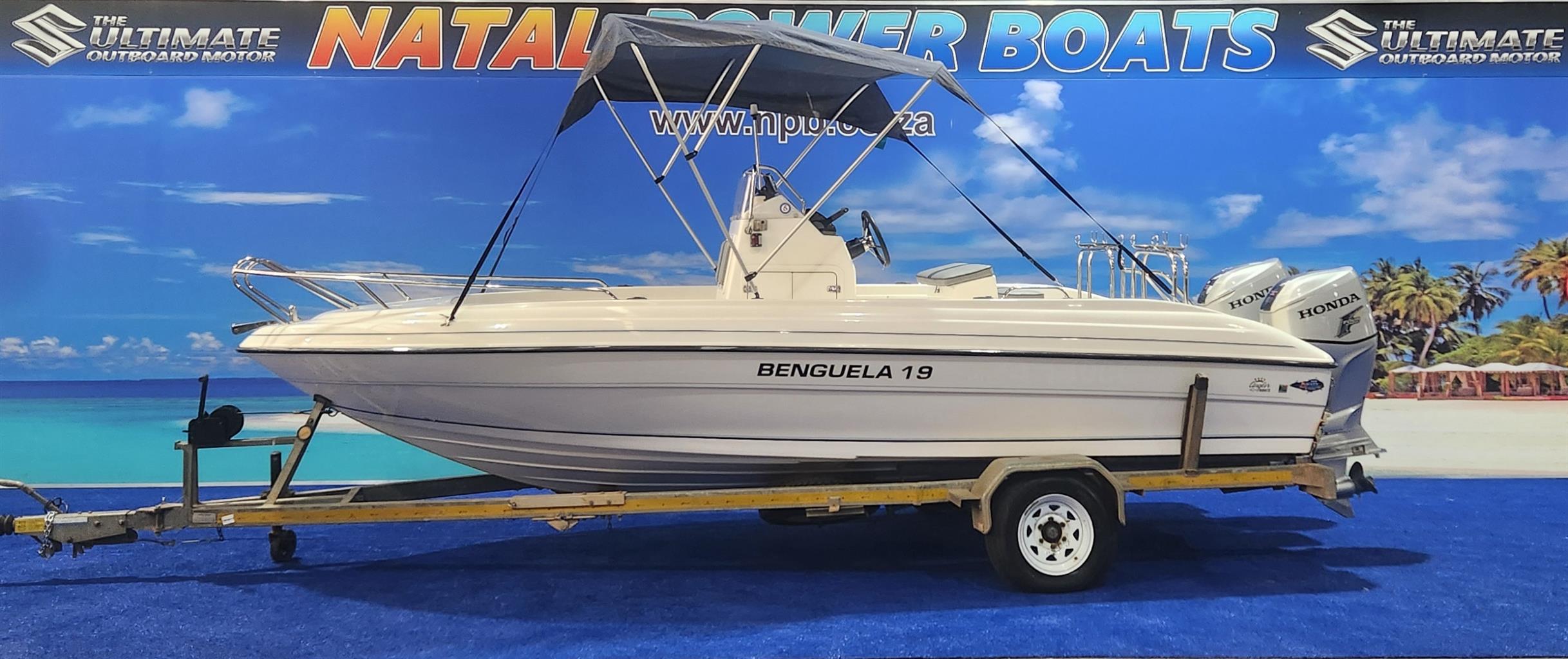 NEW ARRIVAL BENGUELA 19 FT CC 2011 ON TRAILER 2 X 60 HP HONDA 4 STROKES NEW ARRIVAL BENGUELA 19 FT CC 2011 ON TRAILER 2 X 60 HP HONDA 4 STROKES