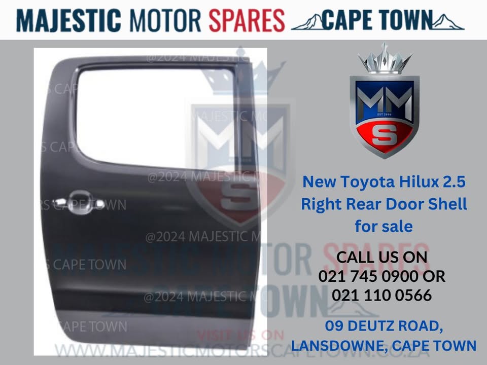 Toyota Hilux 2.5 Right Rear Door Shell for sale - Private Seller Toyota Hilux 2.5 Right Rear Door Shell for sale - Private Seller