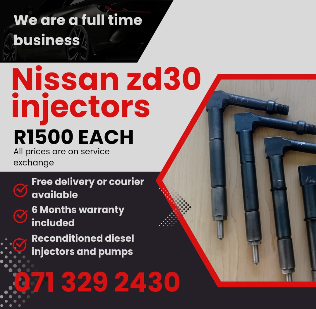 NISSAN ZD30 INJECTORS FOR SALE WITH WARRANTY INCLUDED - Private Seller NISSAN ZD30 INJECTORS FOR SALE WITH WARRANTY INCLUDED - Private Seller