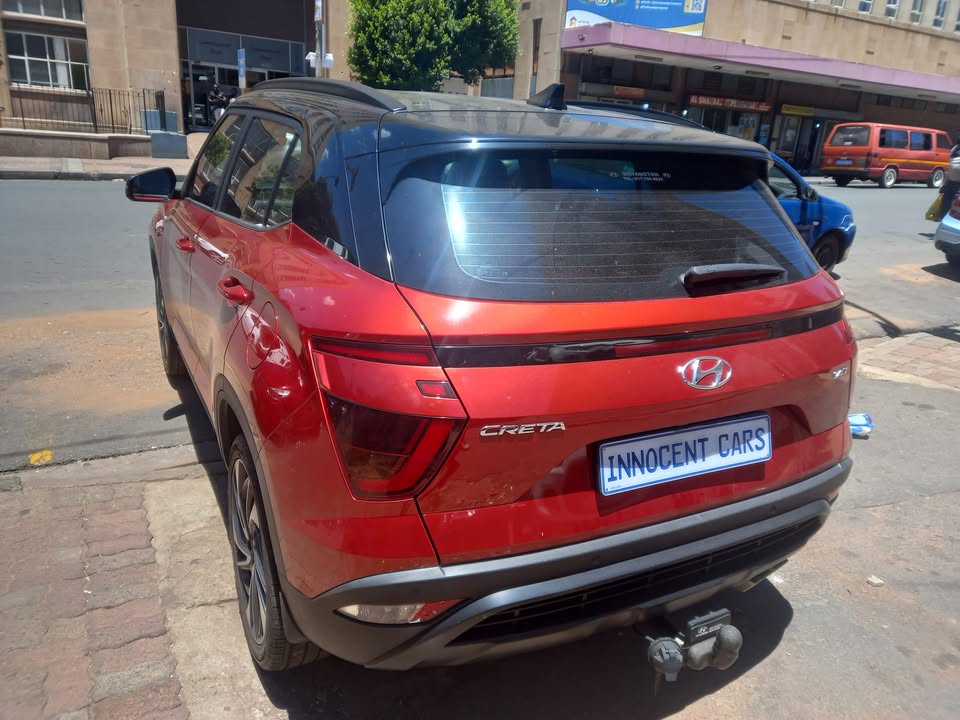 2021 HYUNDAI CRETA 1.4 PETROL, AUTOMATIC TRANSMISSION, MAROON COLOUR, MILEAGE