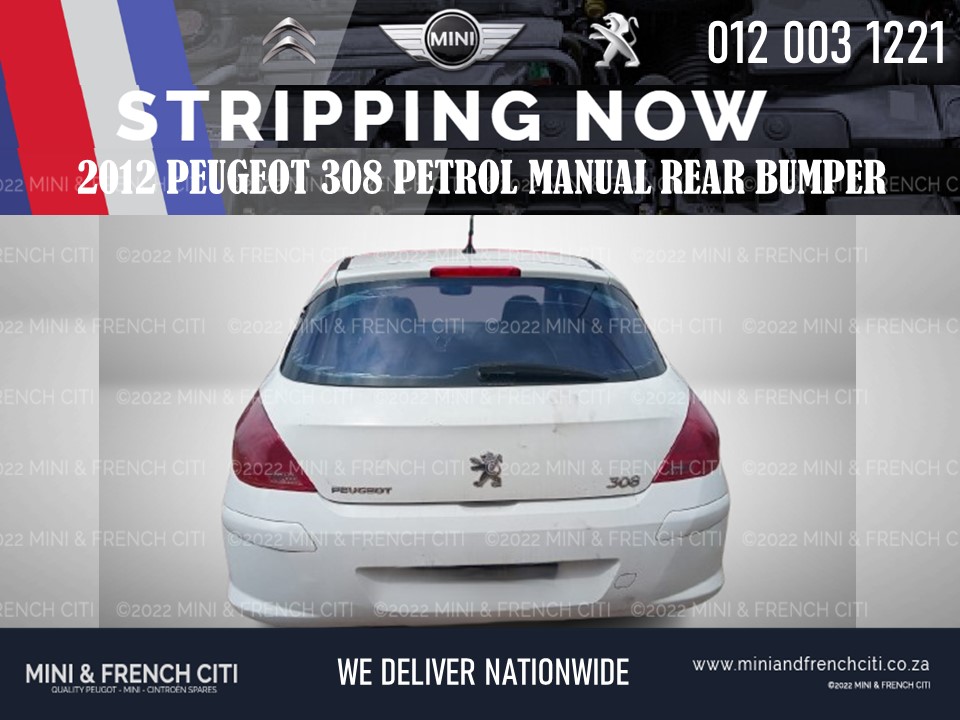 2012 Peugeot 308 Rear Bumper for Sale - Private Seller 2012 Peugeot 308 Rear Bumper for Sale - Private Seller