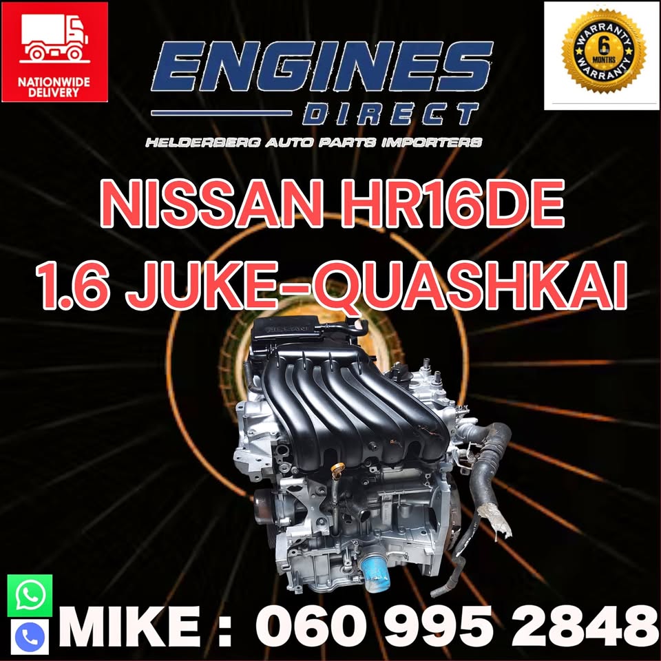 Import Nissan HR16DE Engine. - Private Seller