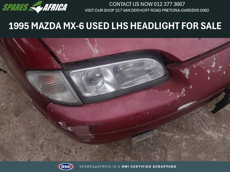 1995 MAZDA MX-6 USED LHS (LEFT) HEADLIGHT - Private Seller 1995 MAZDA MX-6 USED LHS (LEFT) HEADLIGHT - Private Seller