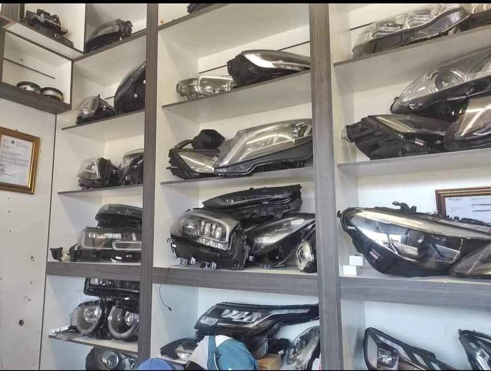 Different type of car headlights