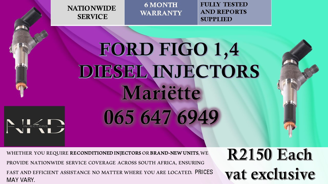PLEASE CALL FOR FRIENDLY ASSISTANCE ON FORD FIGO 1.4 DIESEL INJECTORS - Private Seller PLEASE CALL FOR FRIENDLY ASSISTANCE ON FORD FIGO 1.4 DIESEL INJECTORS - Private Seller