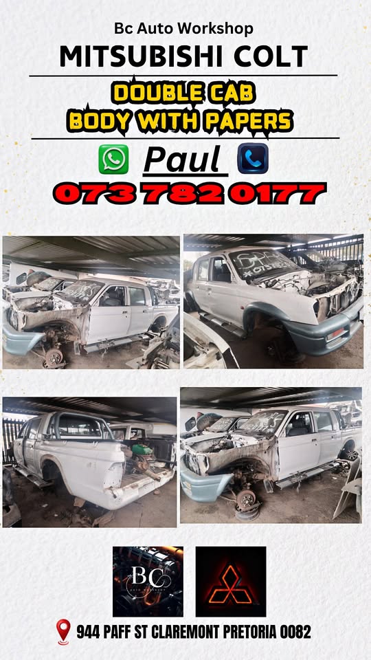 Mitsubishi colt double cab body with papers Call or WhatsApp me - Private Seller