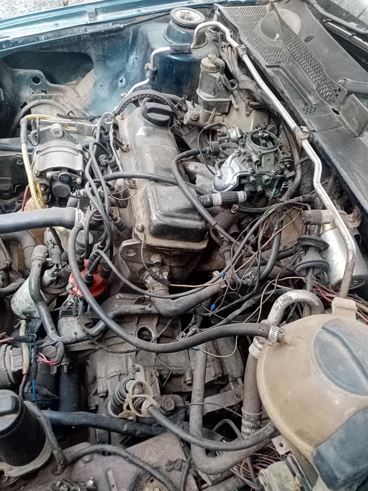 Engine and gear box
