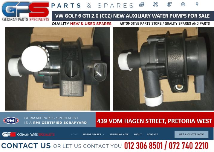 VW Golf 6 GTI 2.0 (CCZ) NEW auxiliary water pumps for sale - Private Seller VW Golf 6 GTI 2.0 (CCZ) NEW auxiliary water pumps for sale - Private Seller