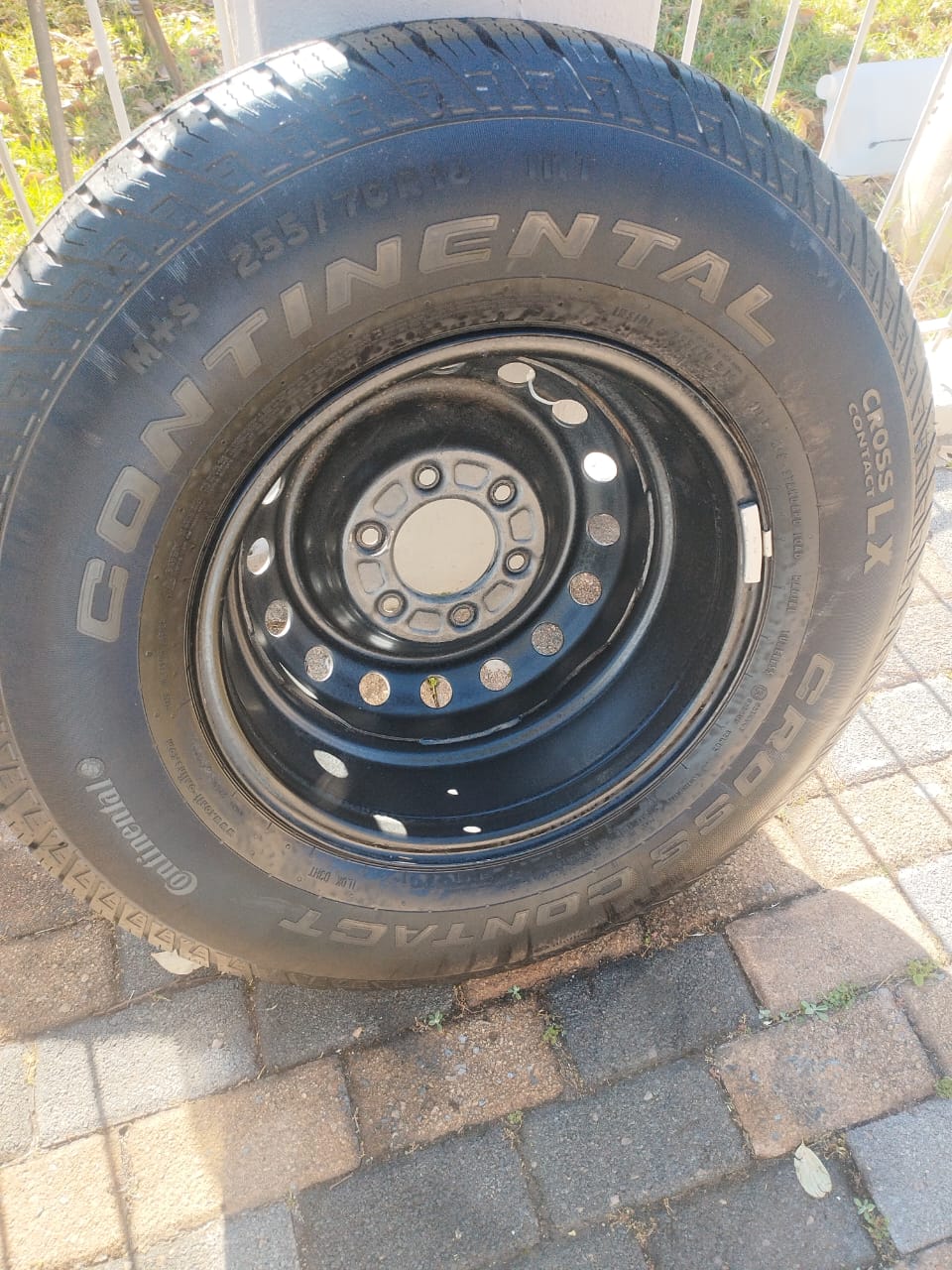 Unused New 16 inch Ford Ranger T6 Spare Wheel with New 255/70/16 Continental Cro - Private Seller Unused New 16 inch Ford Ranger T6 Spare Wheel with New 255/70/16 Continental Cro - Private Seller
