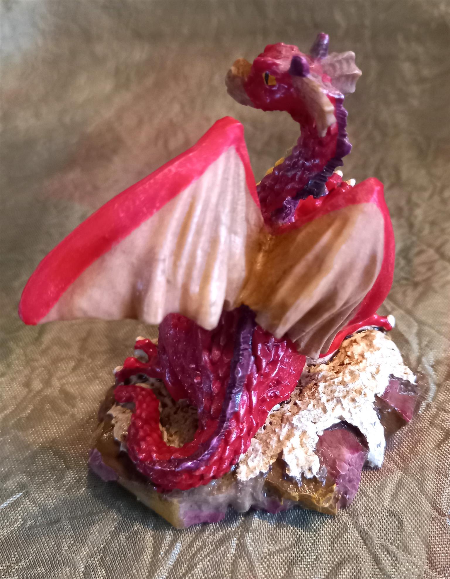 Fantasy resin sculpture set of 4