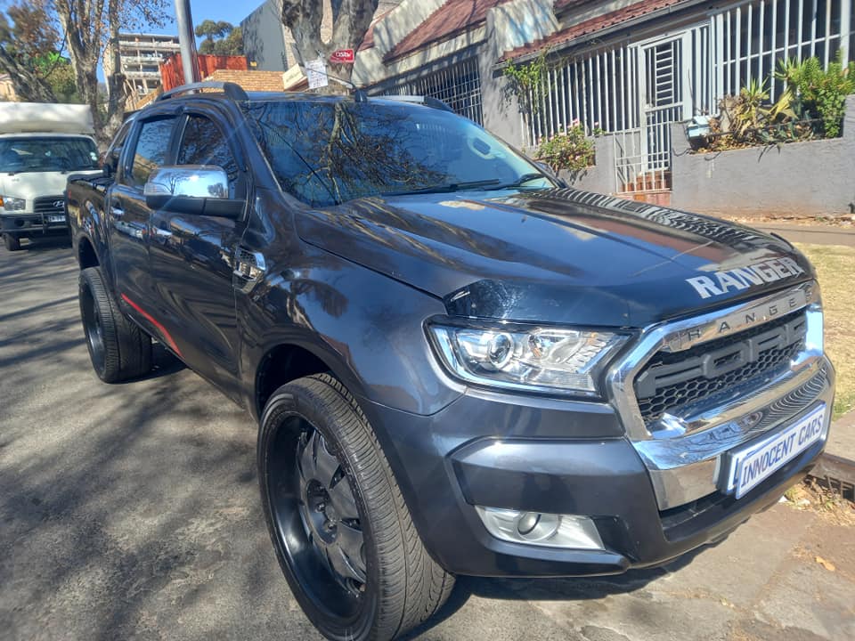 2017 FORD RANGER 3.2 XLT DIESEL WILDTRAK, MANUAL 4X4, GREY COLOR, 92000KMS