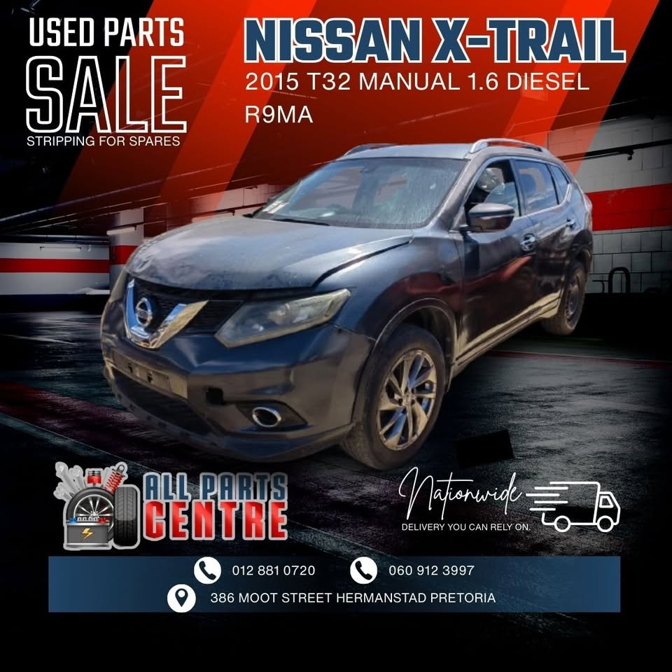Nissan X-Trail T32 2015 1.6 Manual Diesel R9MA Stripping for Spares - Private Seller Nissan X-Trail T32 2015 1.6 Manual Diesel R9MA Stripping for Spares - Private Seller