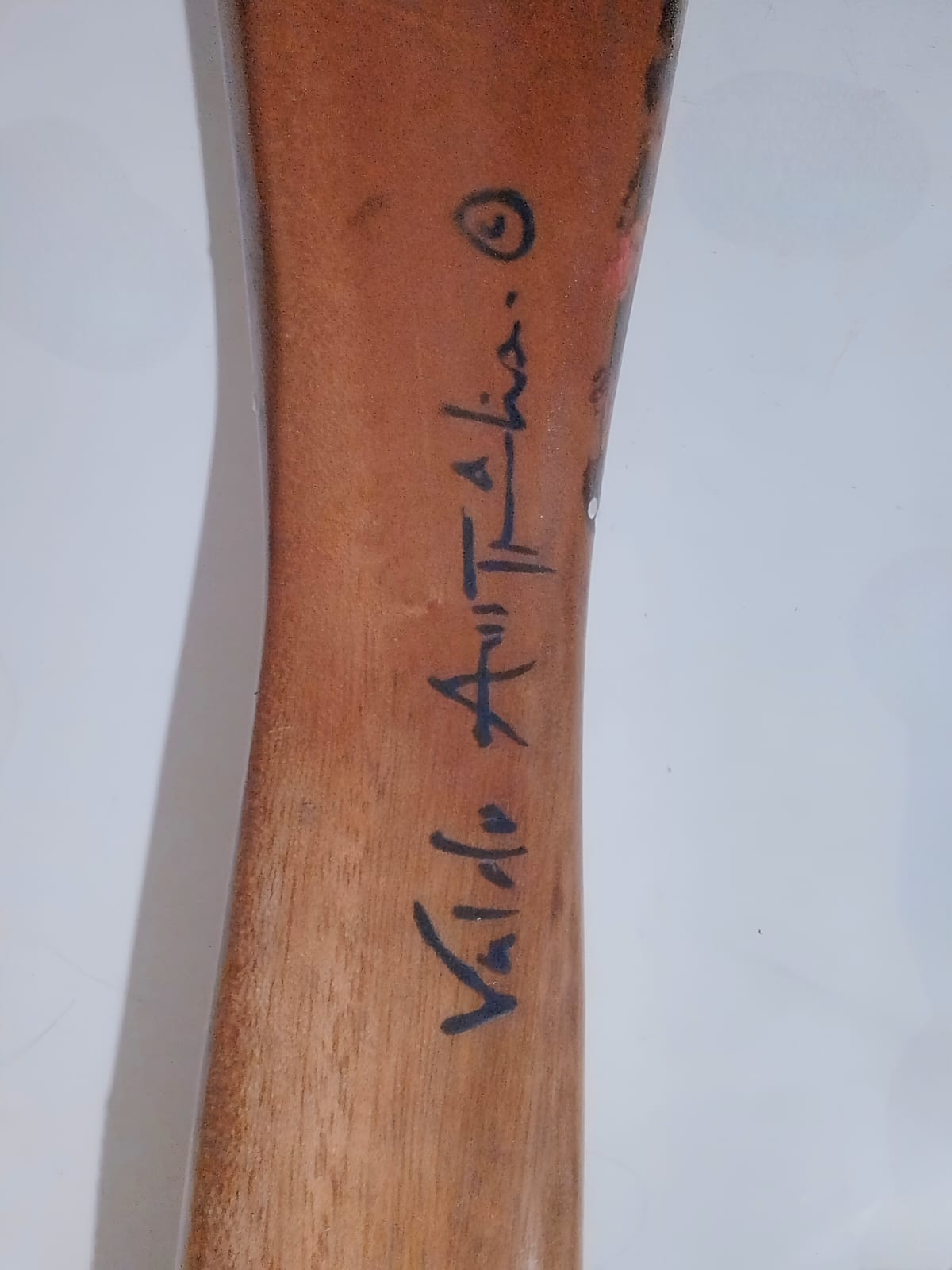 Wine Bottle Holder by Valdo – Authentic, Aboriginal Handcrafted & Signed