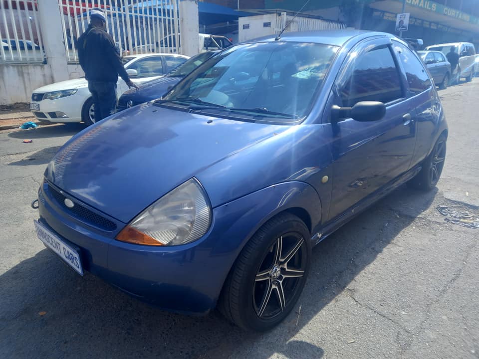 2007 FORD FIESTA KA SPORT 1.4 PETROL, MANUAL TRANSMISSION, BLUE COLOUR, MILEAGE