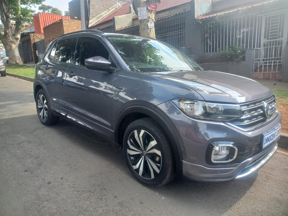 2022 VW T CROSS 1.0 TSI PETROL RLINE, AUTOMATIC, GREY COLOR, MILEAGE 58000KMS,