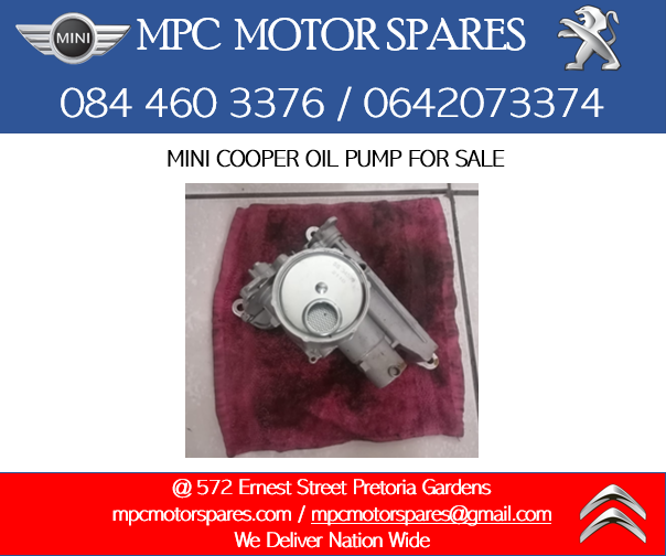MINI COOPER OIL PUMP FOR SALE - Private Seller