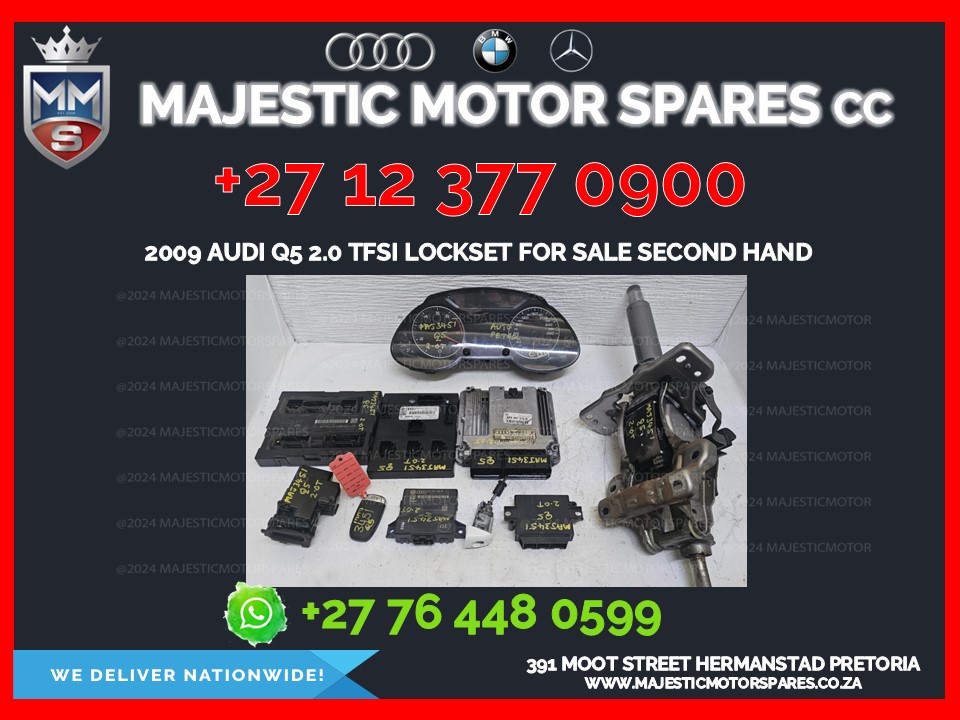 2009 AUDI q5 2.0 tfsi lockset for sale – second-hand original part