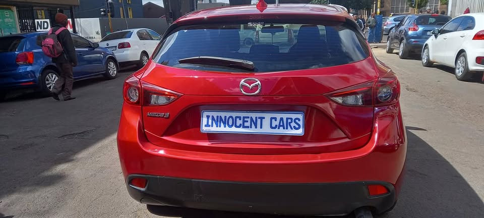 2016 MAZDA 3 1.6 DYNAMIC PETROL, AUTOMATIC TRANSMISSION, RED COLOUR, MILEAGE 80000KM