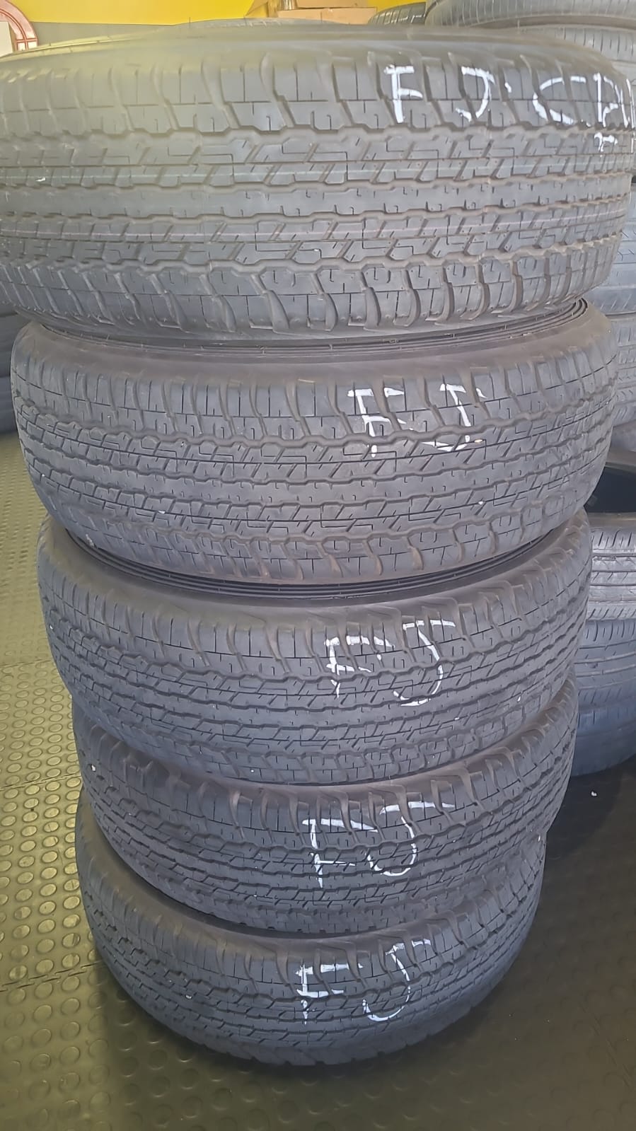 265/70 /R17 Dunlop Grandtrek AT22 set 5 tyres x4 are 90% life & x1 it's new all - Private Seller 265/70 /R17 Dunlop Grandtrek AT22 set 5 tyres x4 are 90% life & x1 it's new all - Private Seller