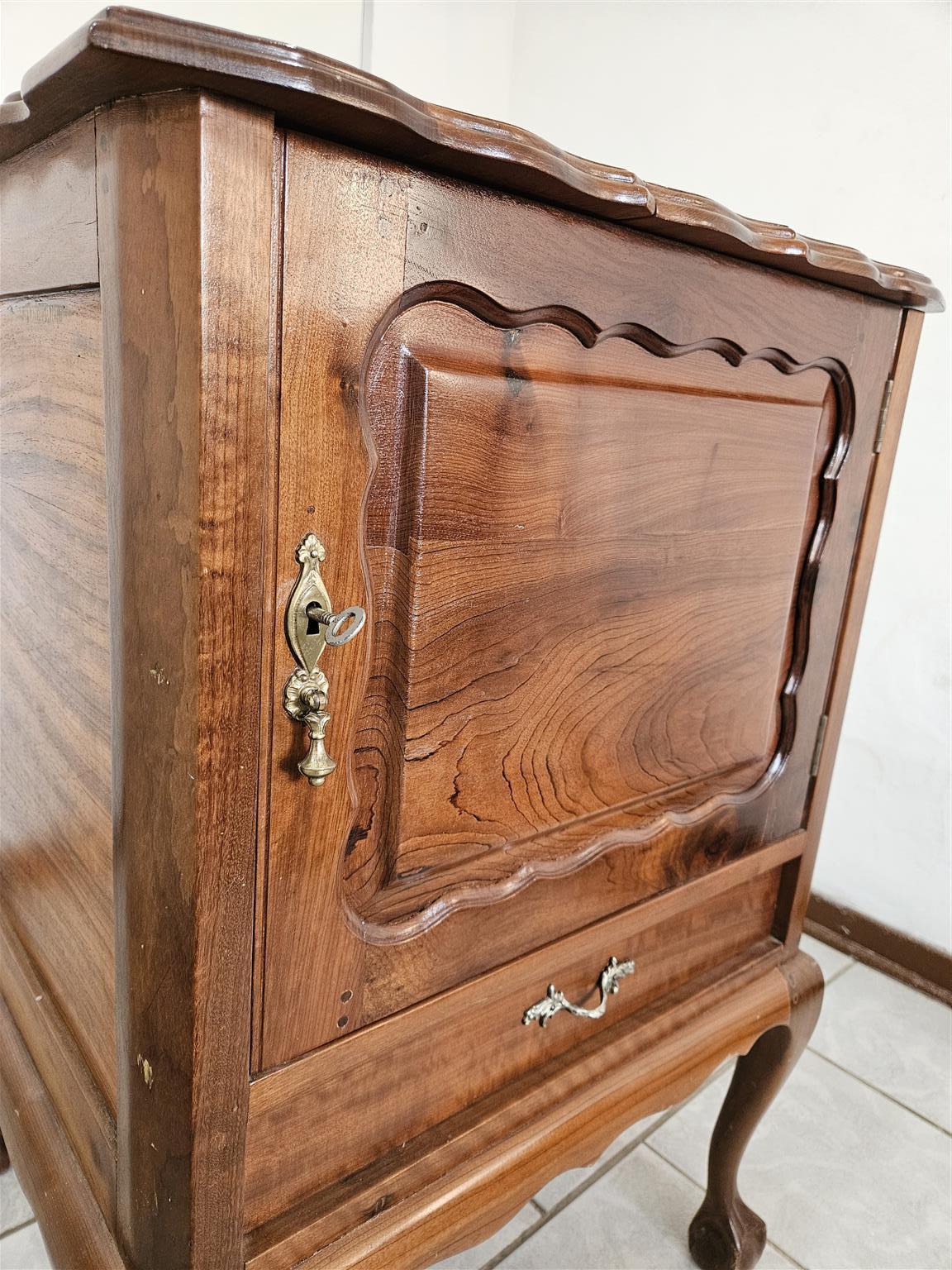 Antique Imbuia Ball & Claw Cabinet for sale