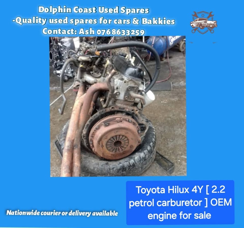 Toyota Hilux 4Y [ 2.2 petrol carburetor ] OEM engine for sale - Private Seller