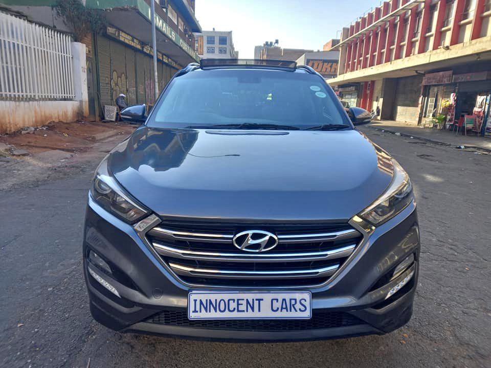 2018 HYUNDAI TUCSON 1.6 DIESEL, AUTOMATIC /SUNROOF, GREY COLOR, MILEAGE 88000KM