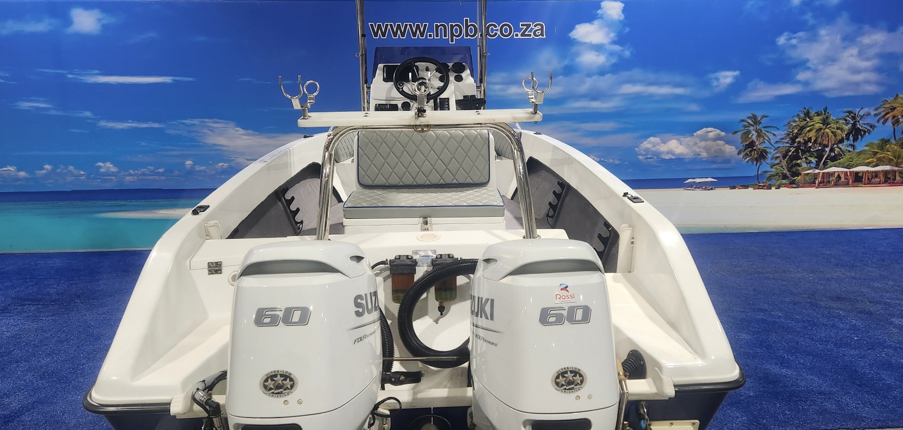 GAMEFISH 170 CC ON TRAILER 2 X 60 HP SUZUKI 4 STROKES 2021 MODEL 200 HOURS FINAN