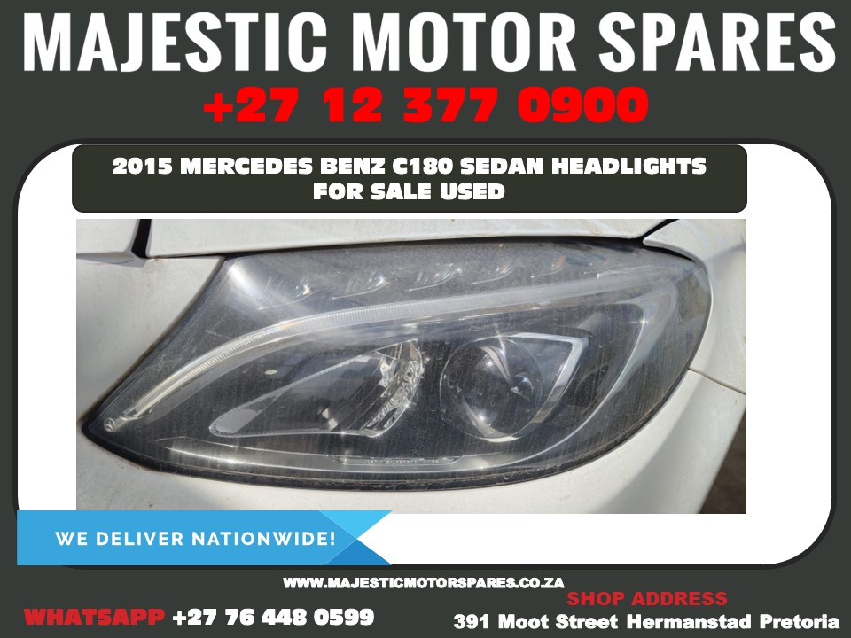 2015 Mercedes-Benz C180 sedan headlight for sale