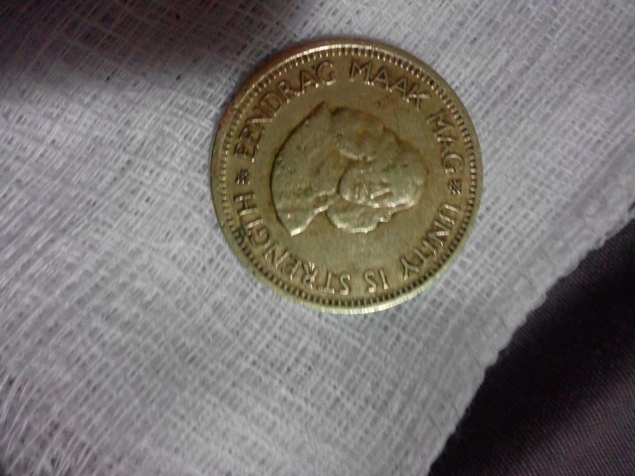 Collector coins from 1962-19761/2 cent2 cent 5 cent Head of President Fouche
