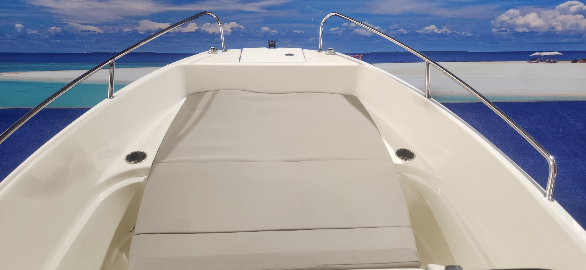 QUICKSILVER 555 OPEN ON TRAILER 130 HP YAMAHA 4 STROKE