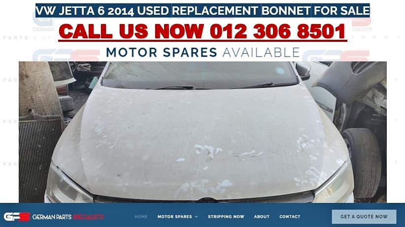 VW JETTA 6 2014 USED REPLACEMENT BONNET FOR SALE - Private Seller VW JETTA 6 2014 USED REPLACEMENT BONNET FOR SALE - Private Seller
